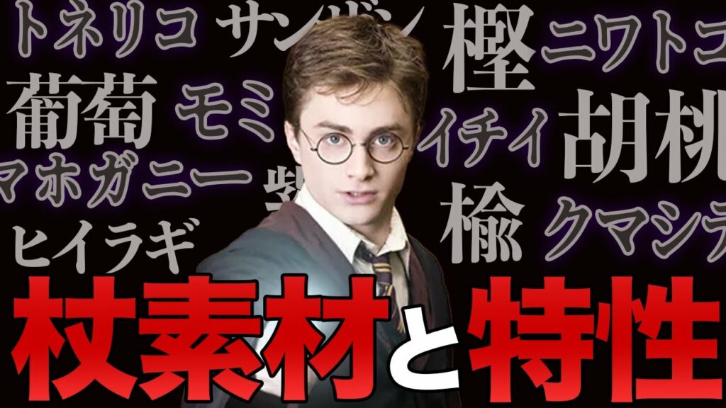 杖の全素材と特性を徹底解説!【ハリーポッター】