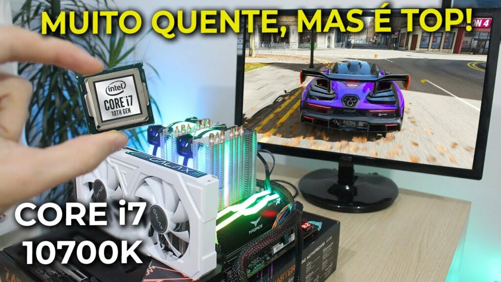 CORE I7 10700K EM JOGOS SE SAI BEM? VEJA TESTE EM GAMES E BENCHMARK! COM A Z490 AORUS!