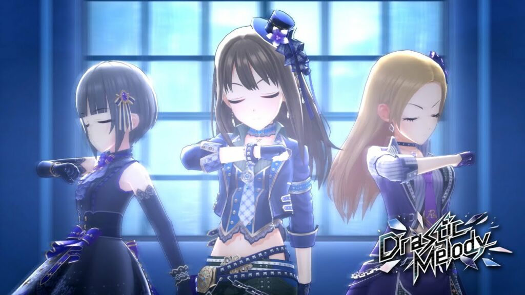 「デレステ」Drastic Melody (Game ver.) 渋谷凛、白雪千夜、松永涼 SSR
