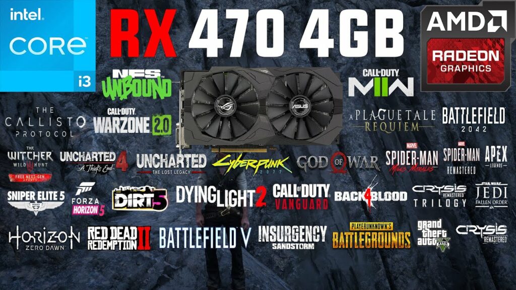 RX 470 4GB Test in 30 Games in 2022