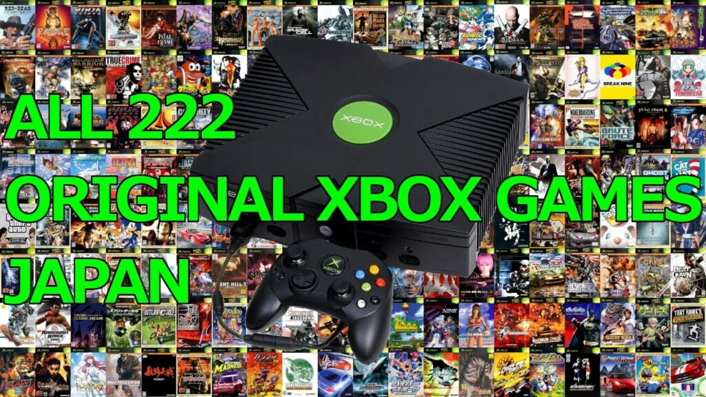 初代XBOX 全ソフトカタログ 222本 完全版 / ALL 222 ORIGINAL XBOX GAMES JAPAN