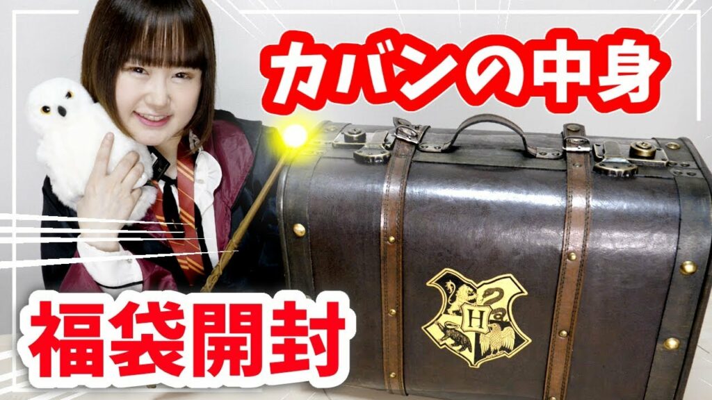 ホグワーツ学校から巨大な福箱が届いたので入学します!!【入学時のカバンの中身】